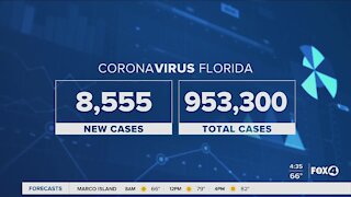 Coronavirus cases in Florida November 25th