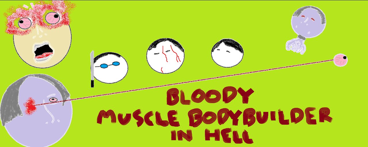 Bloody Muscle Bodybuilder in Hell