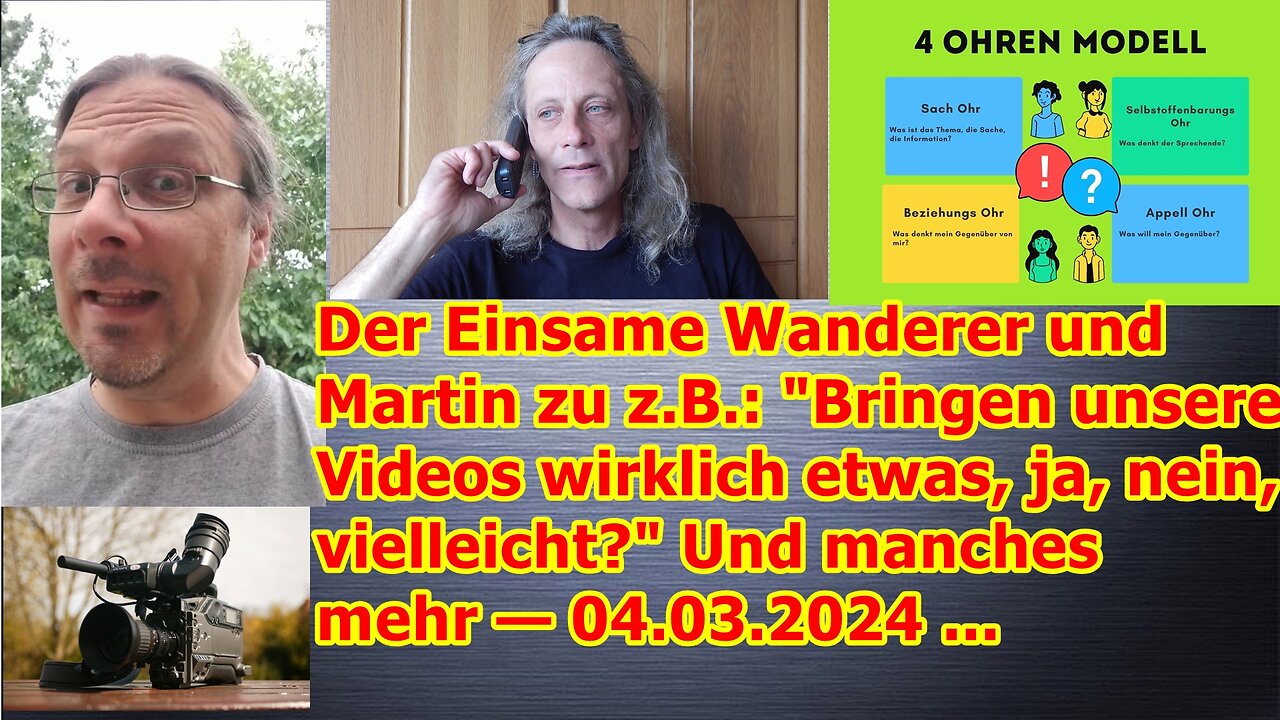 Der Einsame Wanderer & Martin mit Fragen über Fragen, usw. — 04.03.2024 ...