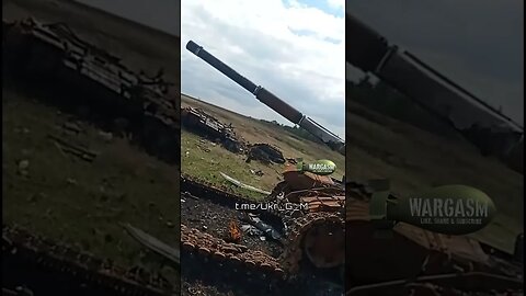 Another cemetery of destroyed Ukrainian equipment at Zaporozhye