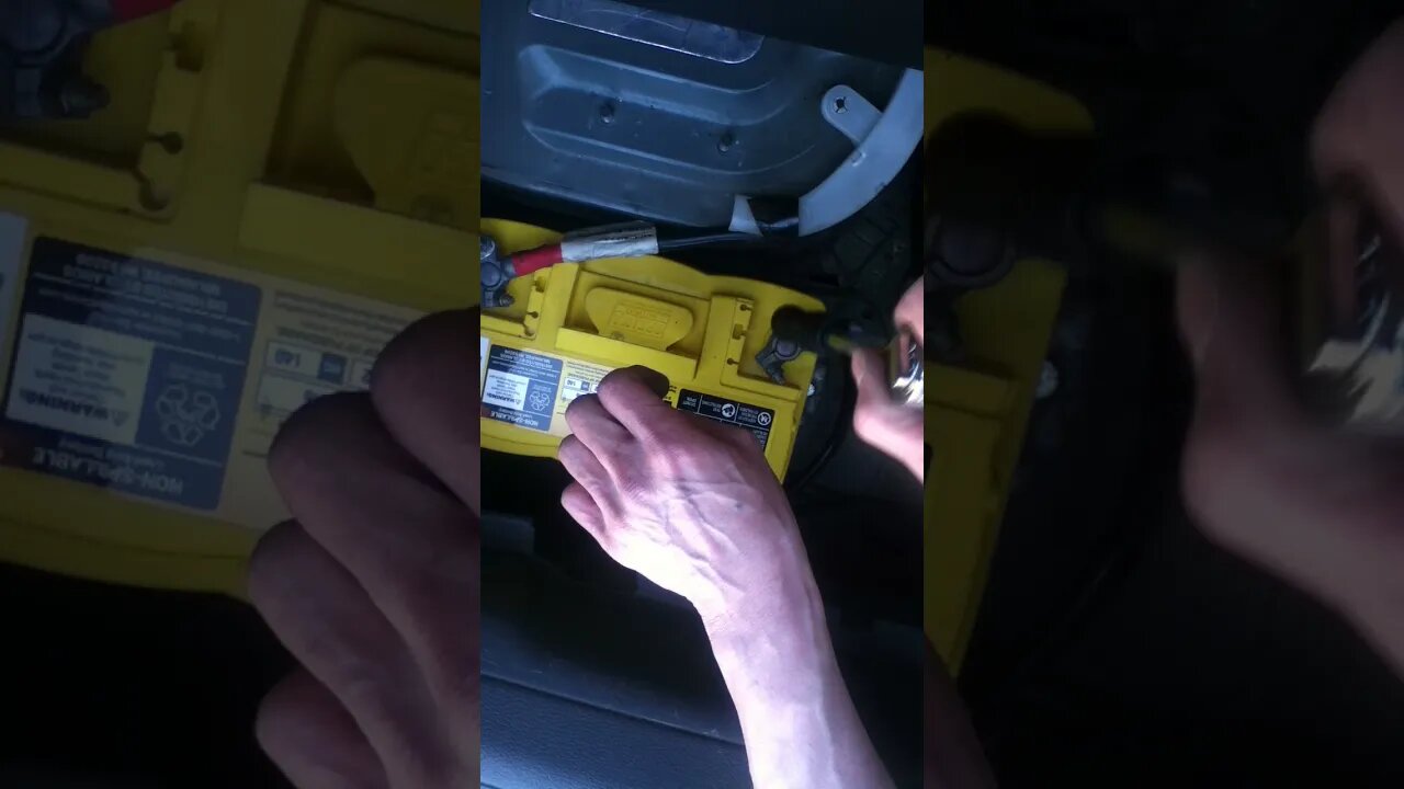 SHOW AND TELL [101] : Installing an OPTIMA battery, LOST FOOTAGE. Car started with no issues.