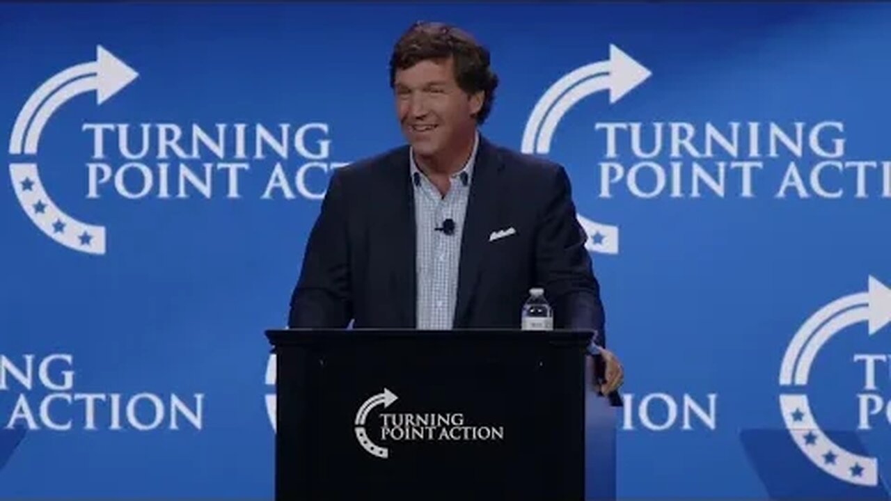 Tucker Carlson big speech at Turning Point USA