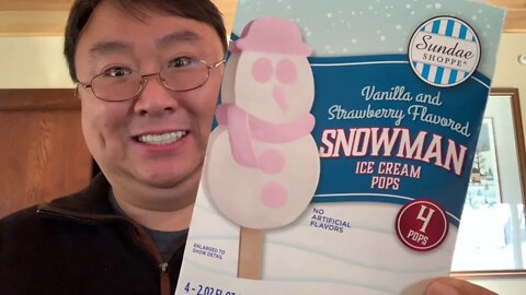 Ice Cream Snowman Pops