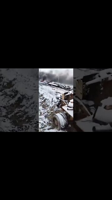 Another destroyed column of the Armed Forces of Ukraine somewhere in the SMO zone