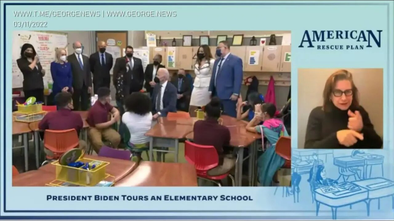 “I Love Your Dress! It’s Magnificent!” Don't date till you're 30! Joe Biden at Elementary School