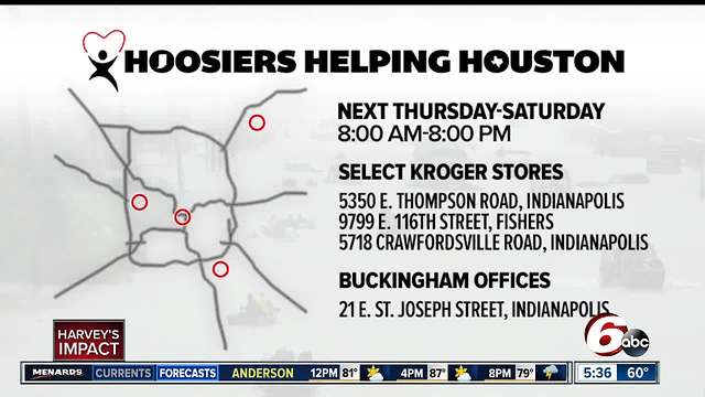 Hoosiers Helping Houston: Help those in need after Harvey disaster