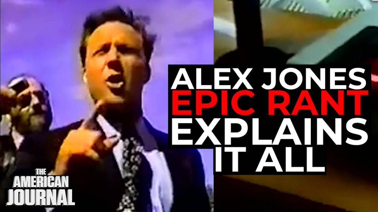 FLASHBACK- Alex Jones Most Epic Rant Ever Explains Everything