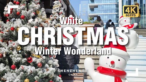 It's Christmas Time in Shenzhen, China! 🇨🇳🎄❄️