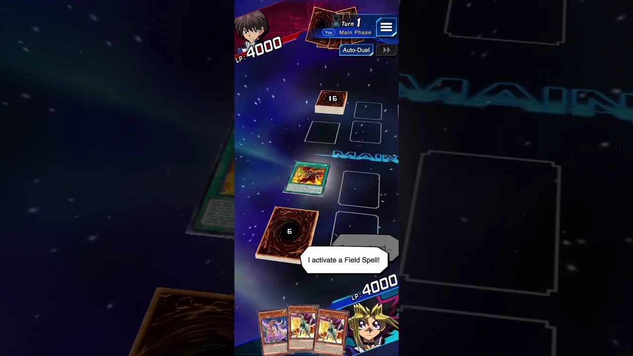 The Field Spell Galloping Gaia - Yu-Gi-Oh! Duel Links
