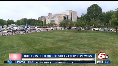Butler University sold out of solar eclipse viewers