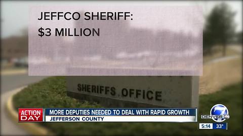 Jefferson County Sheriff's Office asking for more money to meet rapid growth needs