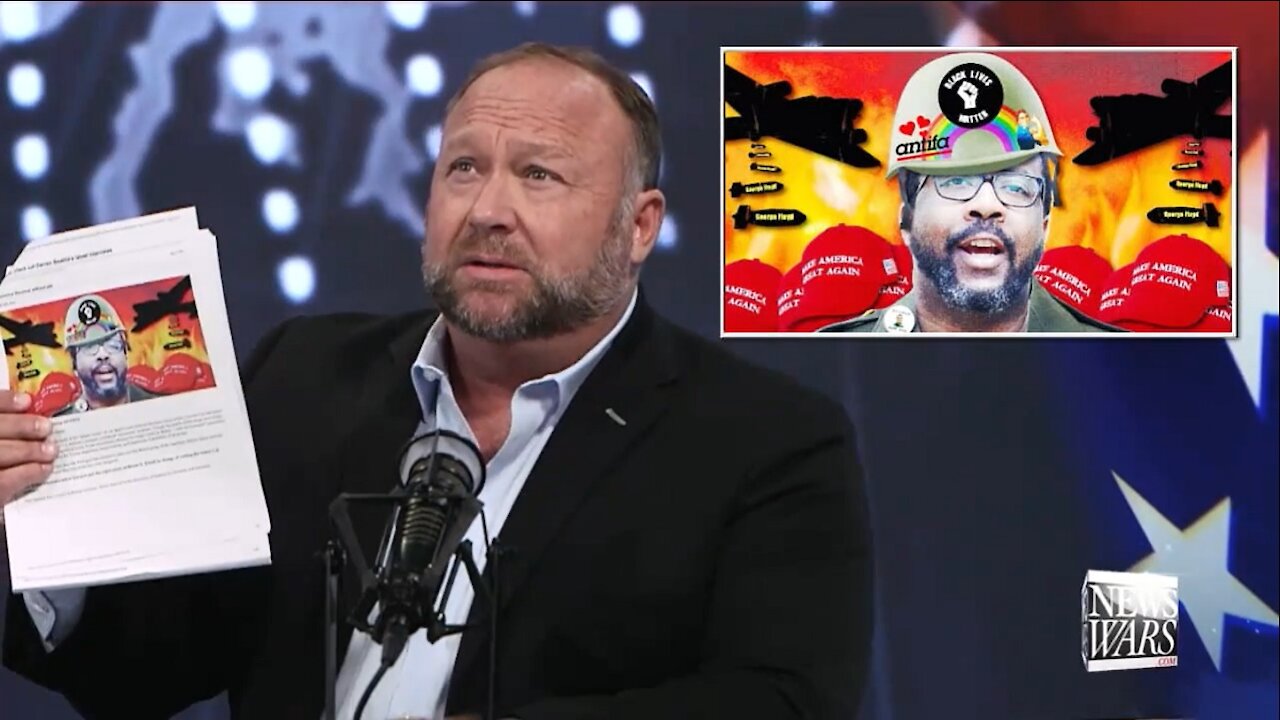 "This Will Blow You Away": Alex Jones Covers Revolver's Scoop on Biden's Race War Commissar