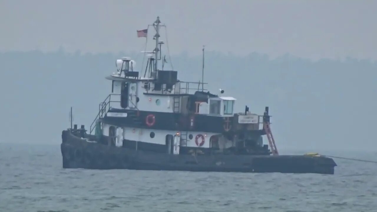 Tug boat lake Michigan