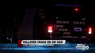 2 suffer life-threatening injuries in vehicle rollover near 36th and La Cholla