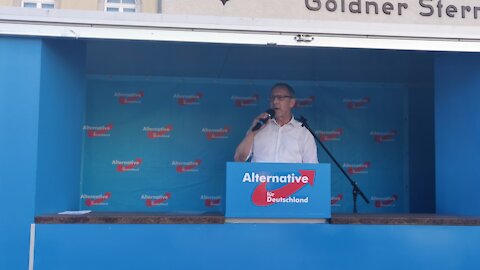Jörg Urban (AfD Sachsen) - Kamenz, Markt, 17.06.2021 - Eröffnung Kundgebung "Tag der Freiheit"