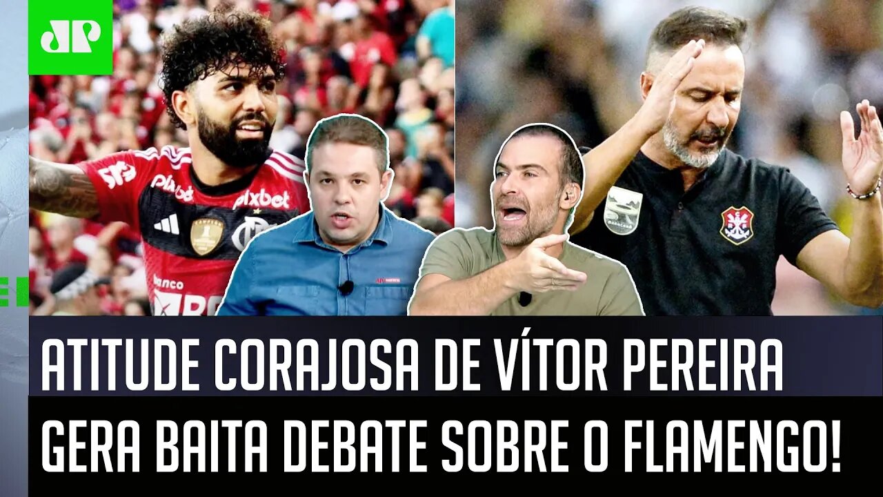 "O Vítor Pereira NÃO TÁ NEM AÍ! A REAL é que ele é o CARA CERTO para..." BAITA DEBATE sobre Flamengo