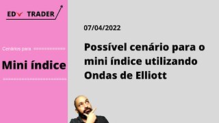 Mini Índice - Cenário - Ondas de Elliott - 07-04-2022