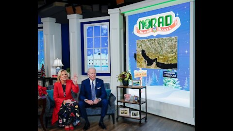 Biden Pranked on NORAD Santa-Tracking Call