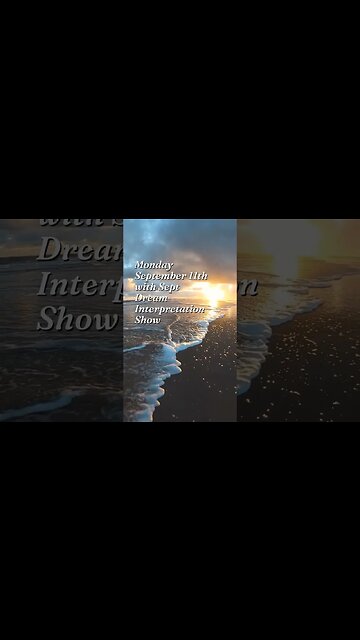 The Dream Show For Sept is on the 11th. #psychicinkentucky #psychicmedium #psychicinlexington