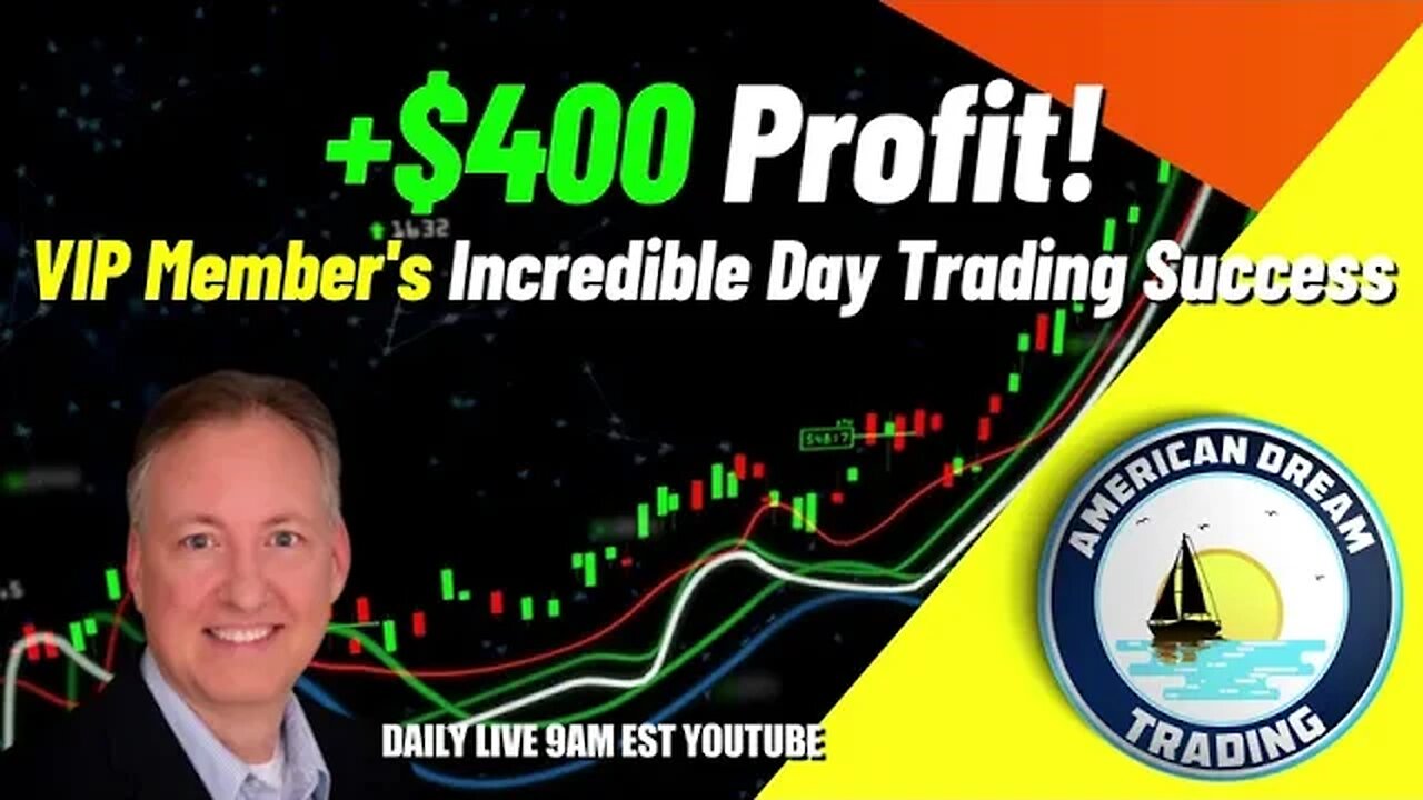 VIP Member's Day Trading Secrets - Achieving +$400 Profit In The Stock Market