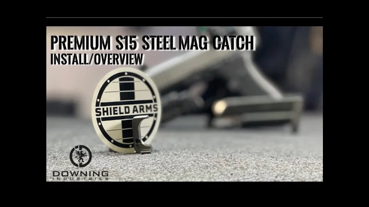 Shield Arms PremiumS15 Steel Mag Catch For Glock 43X/48