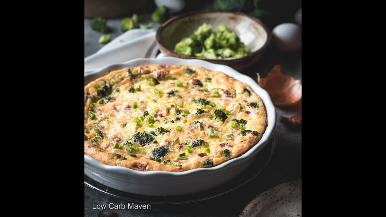Keto Bacon and Broccoli Frittata