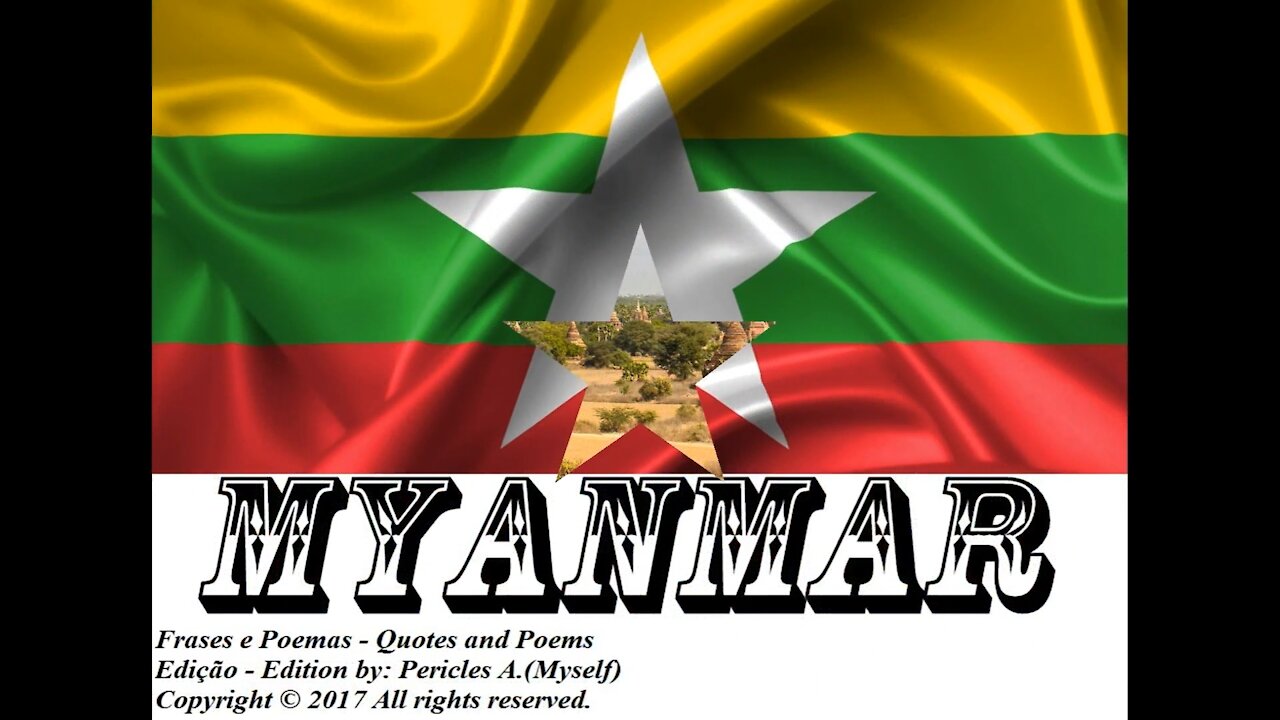 Bandeiras e fotos dos países do mundo: Myanmar [Frases e Poemas]