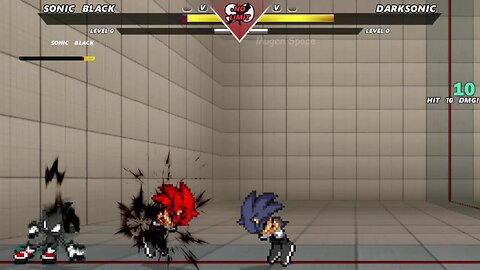 2 Sonic Black VS Dark Sonic I Sonic Battle Mugen