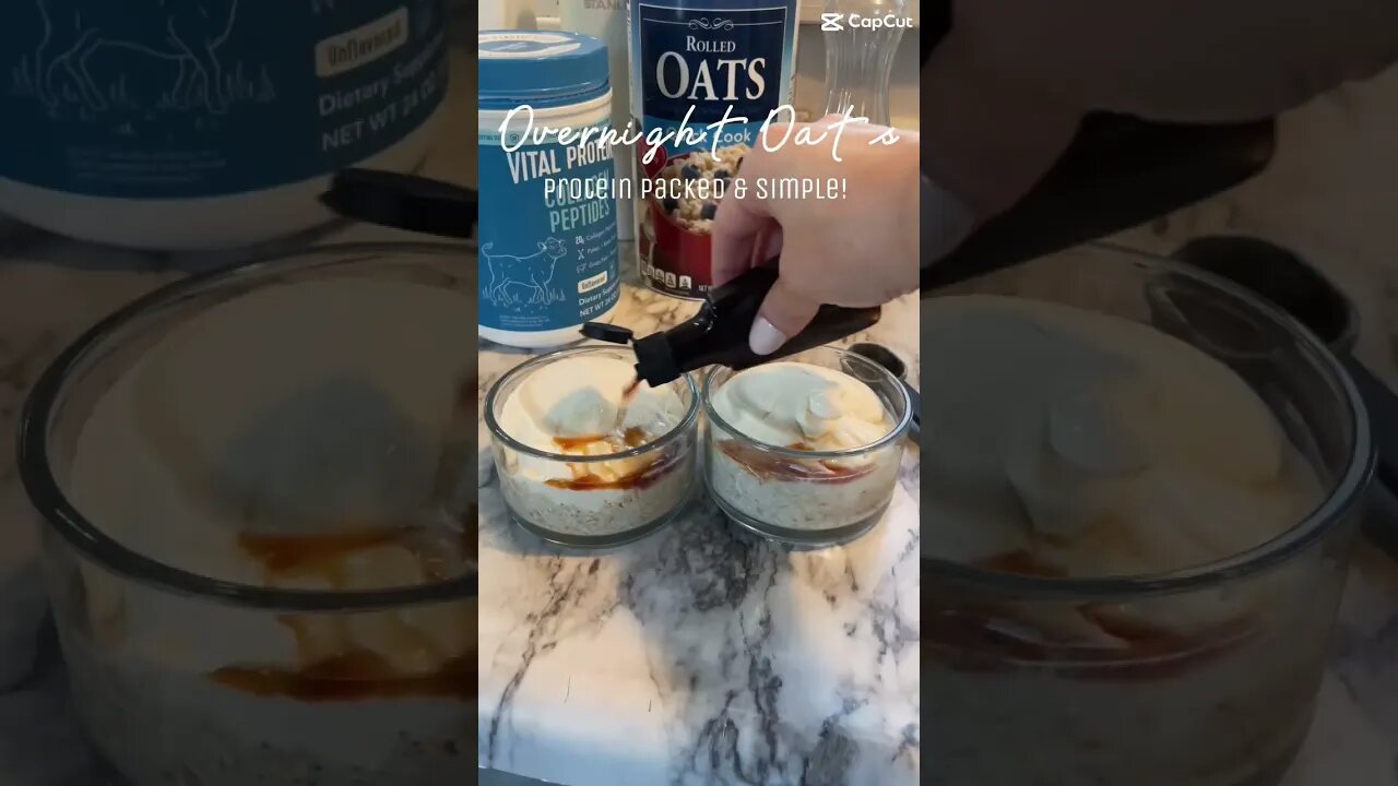 Overnight oat prep for the week!