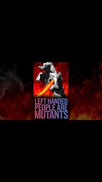 Left Handed People Are Mutants?! 🫲 #shorts