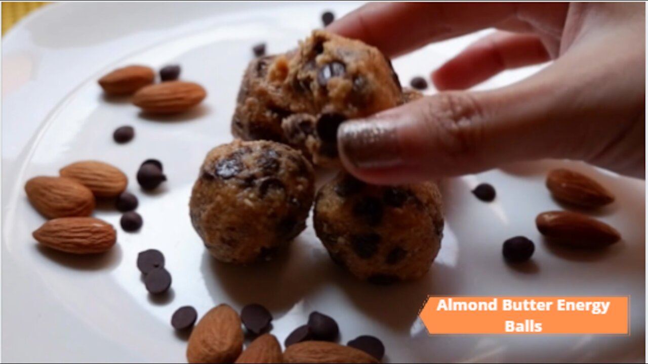 Keto Almond Butter Energy Balls Recipe #Keto #Recipes