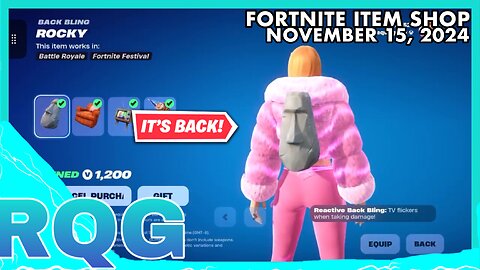 FORTNITE CLASSICS BUNDLE IS FINALLY BACK! NO TRAVIS TODAY:( FORTNITE ITEM SHOP (November 15, 2024)