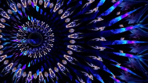 Freaky Blue Pattern Animation