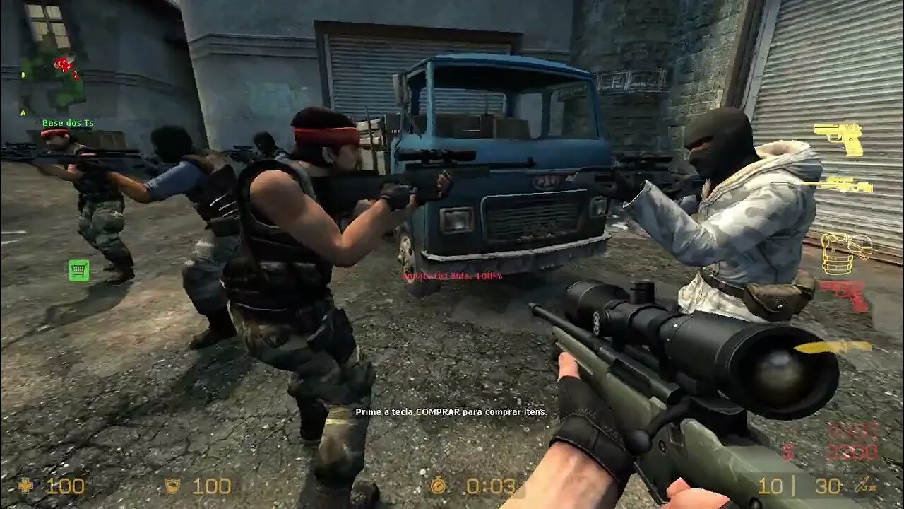 Counter Strike Source Tides Bots #3 Only Sniper Rifles