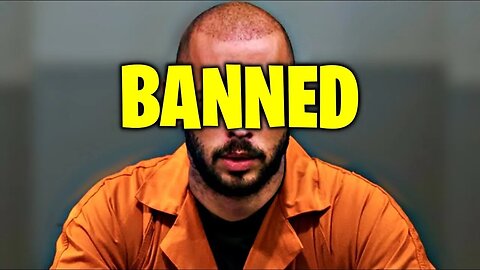 Andrew Tate BANNED From YouTube *WARNING