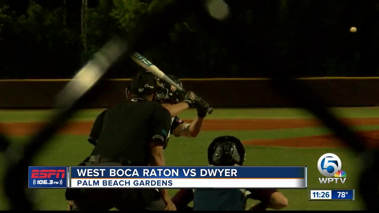West Boca vs Dwyer baseball 5/8