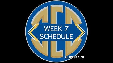 SEC Football Schedule (Week 7)