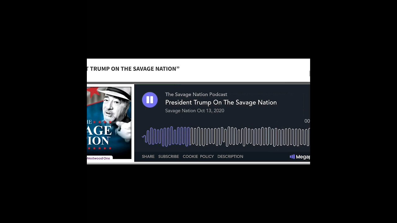 Trump on The Savage Nation radio show
