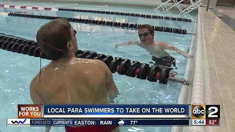 Local para Swimmers to take on the world