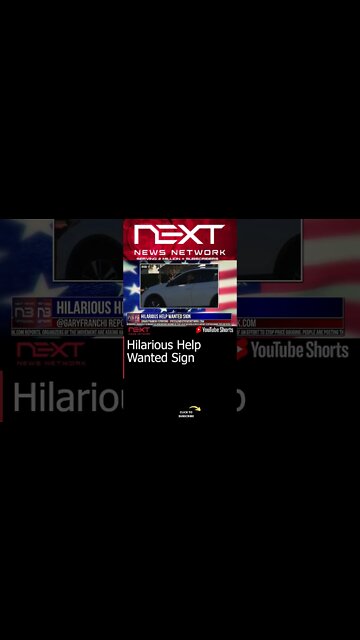 Hilarious Help Wanted Sign #shorts