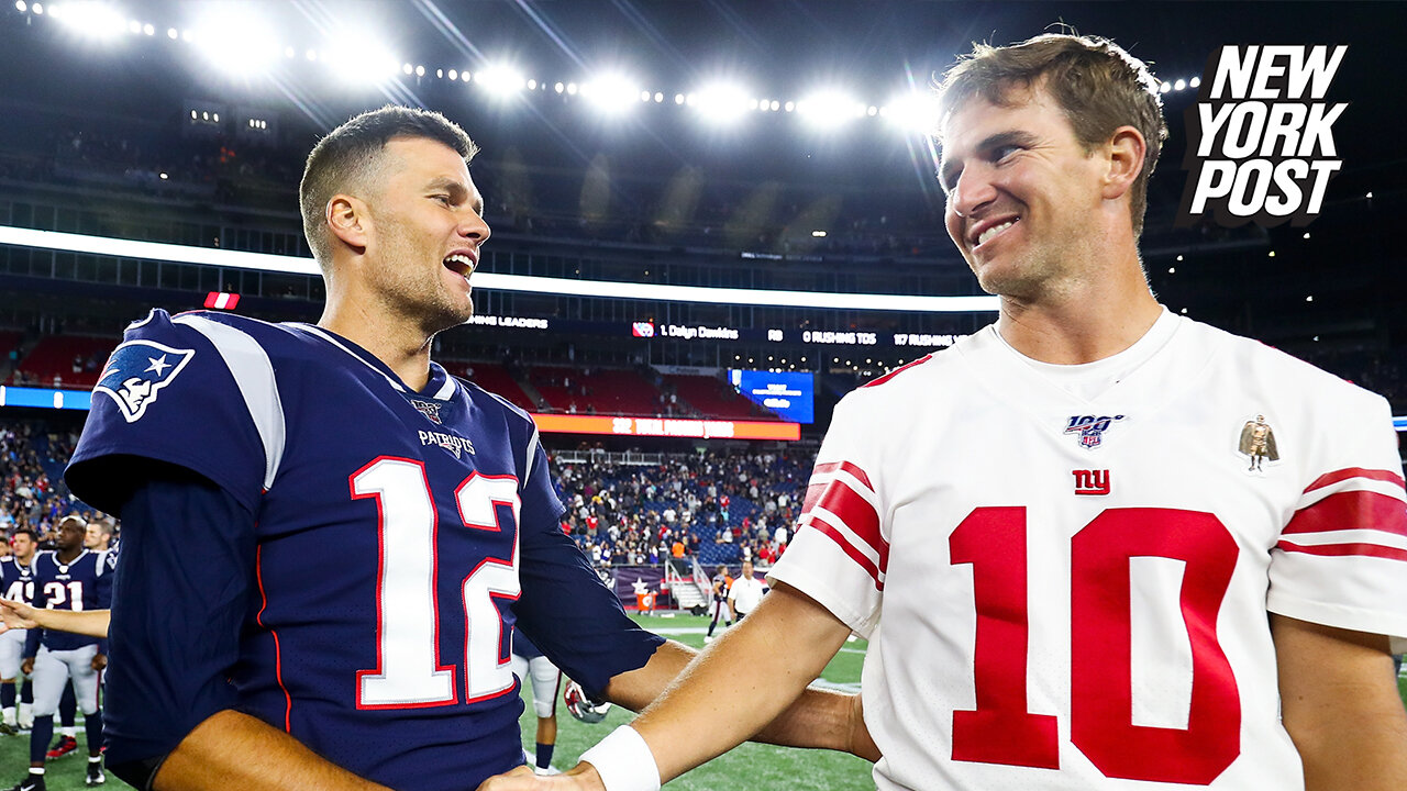 Eli Manning couldn't resist jab at Tom Brady in Giants Father's Day video
