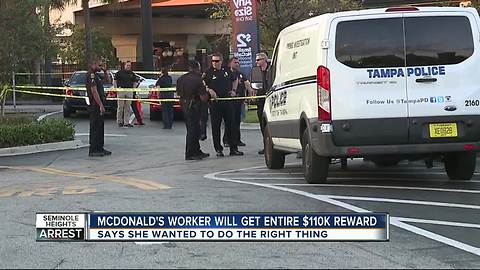 McDonald's manager to get $110K reward