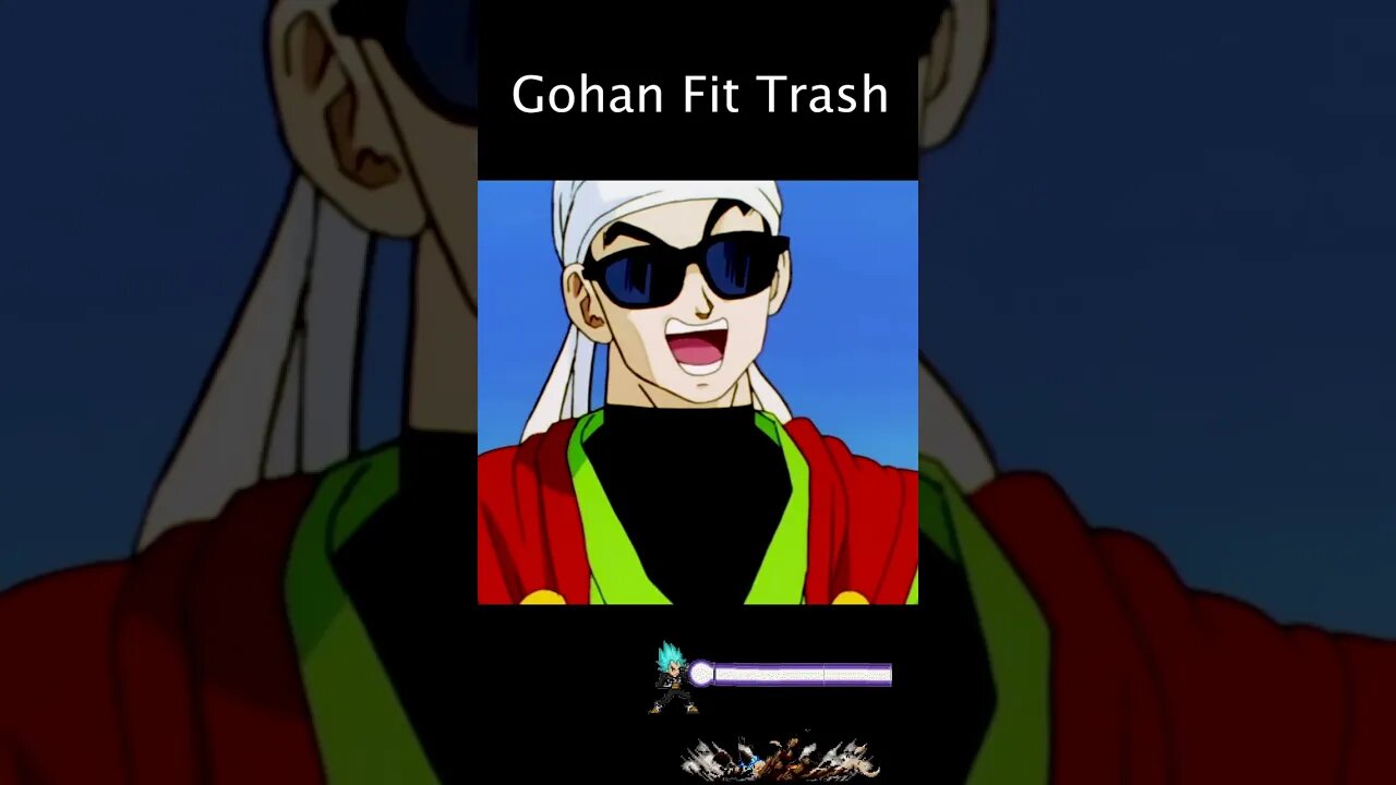 Gohan Fit is TRASHH #shorts #dbz #gohan