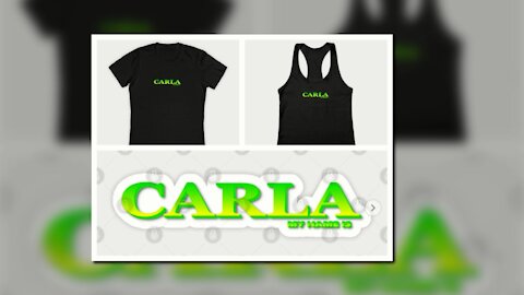 CARLA. MY NAME IS CARLA. SAMER BRASIL (TEEPUBLIC)