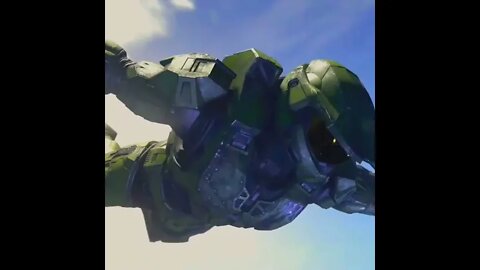 Master Chief Flying #haloinfinite #halo