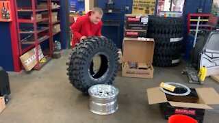 Install 40s on a beadlock
