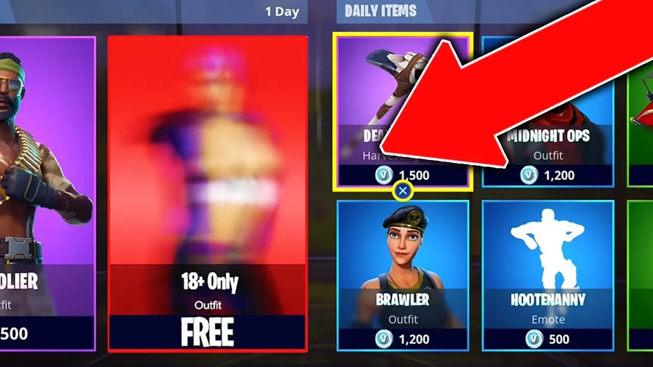 *WARNING* do not go to the fortnite item shop at 3am