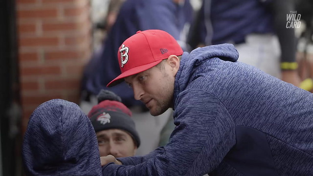 Tim Tebow Has a Small but Meaningful Message Written on His Baseball Bat