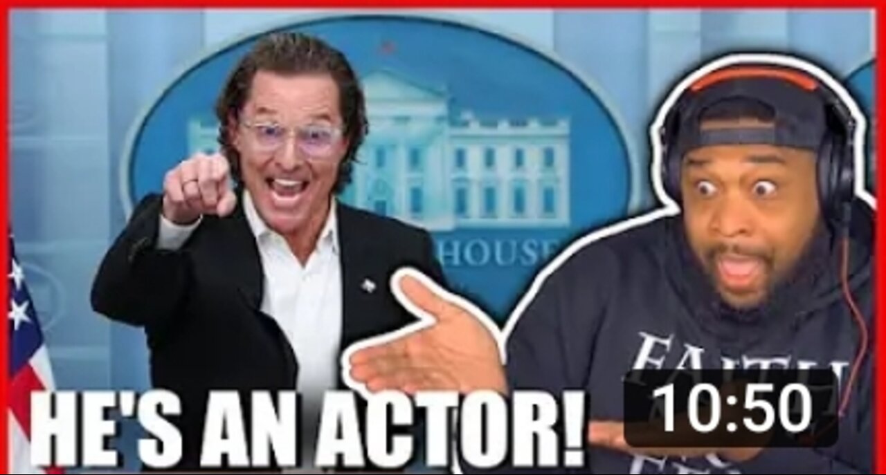 Matthew McConaughey Gives _A Speech_ at the White House