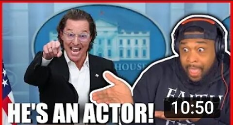 Matthew McConaughey Gives _A Speech_ at the White House